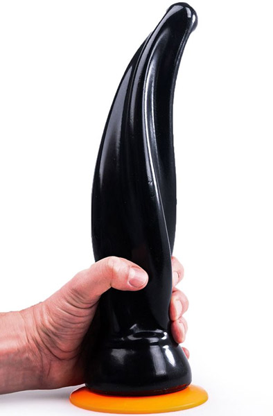Dinoo Primal Stego Black 33 cm XL-anaalitappi