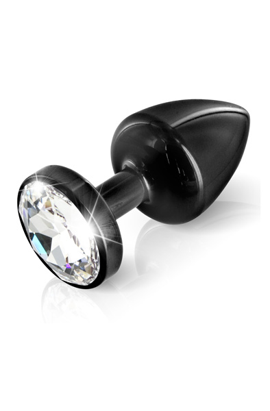Diogol Anni Butt Plug Round Black 25mm Analplugg