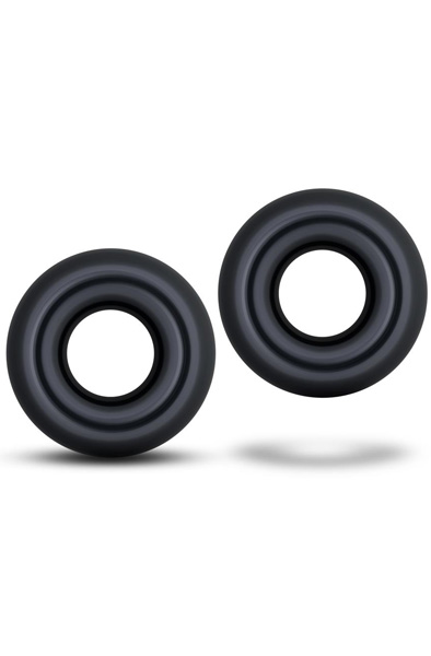 Donut Rings Oversized Black Penisringar paket