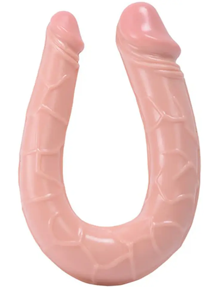 Double Curved Dildo U-shaped 15 cm Dubbeldildo