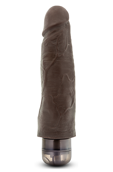 Dr. Skin Cock Vibe 14 Chocolate 17 cm Dildo med vibrator