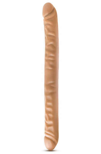 Blush Novelties Kaksipäinen Dildo 45.7cm Mocha Blush Novelties Kaksipäinen Dildo 45.7cm Mocha