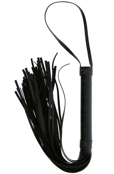 Dream Toys Blaze Whip Croco Black Flogger