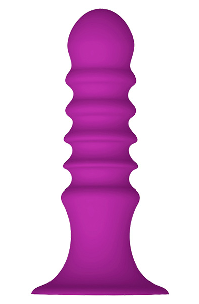 Dream Toys Ribbed Plug With Suction Cup Analplugg