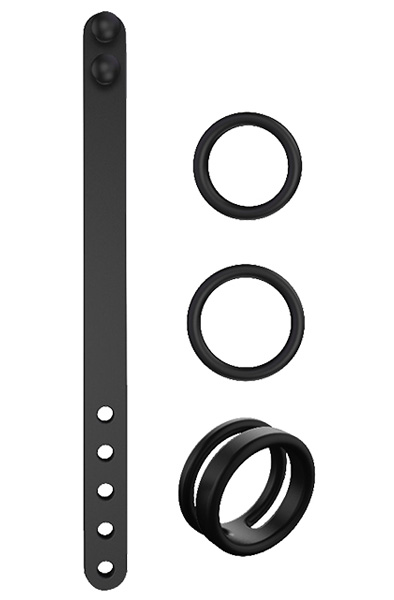 Dream Toys Rings Of Love Man Cage Kit Black Penisringar paket