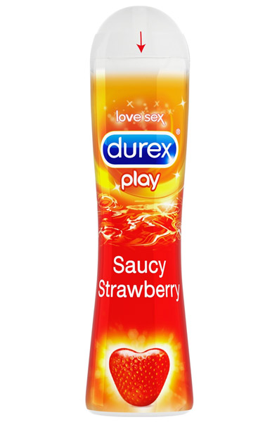 Durex Play Saucy Strawberry 50 ml Glidmedel med smak