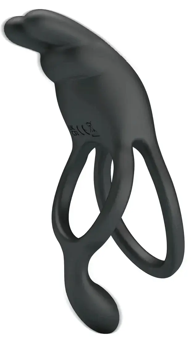 Dwayne Double Vibrating Rabbit Cock Ring Penisrengas vibraattorilla