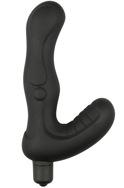 Easytoys Black Silicone Perineum Tickler Prostatavibrator