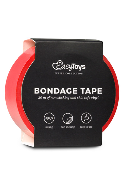 Easytoys Bondage Tape Red 20m Bondage tejp