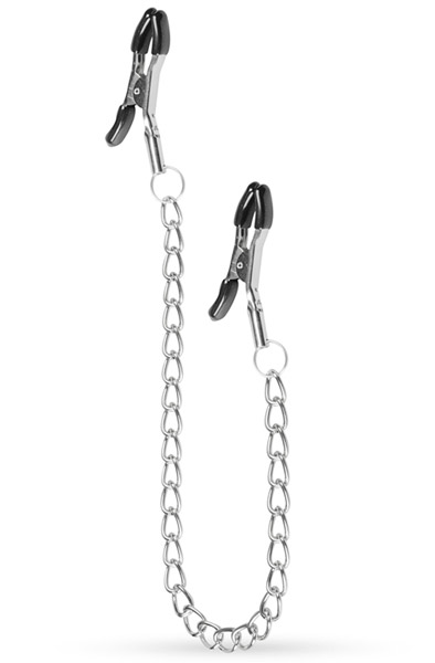 Easytoys Classic Nipple Clamps With Chain Bröstvårtsklämmor