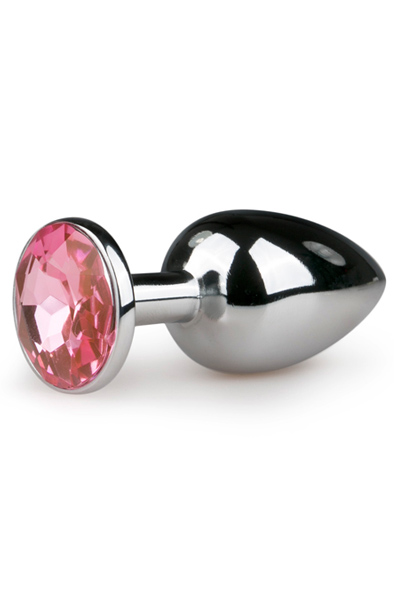Easytoys Metal Butt Plug No. 1 Silver/Pink Analplugg