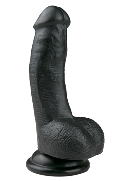 Easytoys Realistic Dildo Black 15 cm Liten dildo