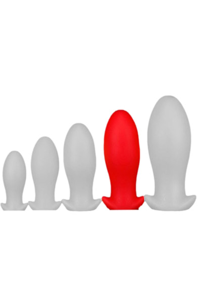 Eggplay Silicone Plug Saurus Egg Red XL Paksu anaalitappi