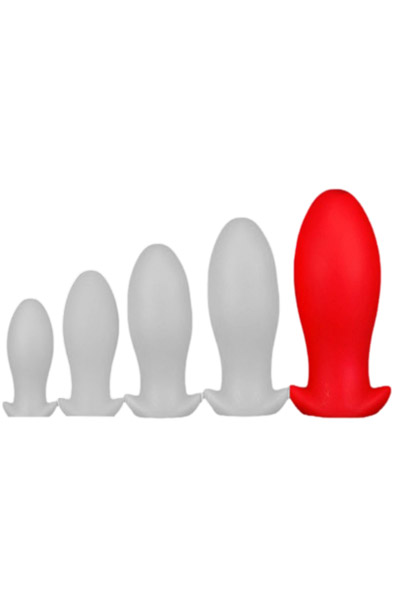 Eggplay Silicone Plug Saurus Egg Red XXL Paksu anaalitappi