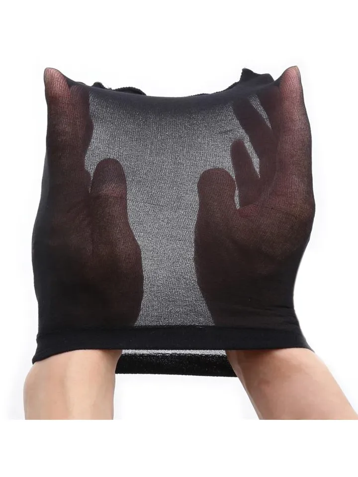 Elastic Stocking Hood Masker & ögonbindlar för BDSM