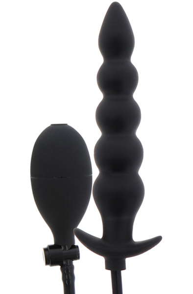 Extreme Inflatable Ribbed Plug 25 cm Uppblåsbar analplugg