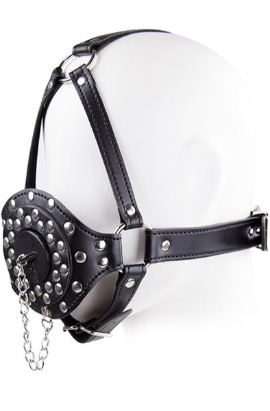 Face Harness Strap Toilet Lid Gag Adjustable Gag med harness