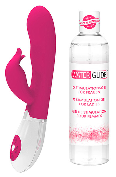 Felix G-spot Rabbit + Orgasm Gel 300ml Paketerbjudande