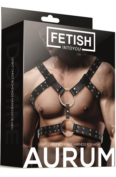 Fetish Aurum Light Chest Bondage Harness Bondage sele