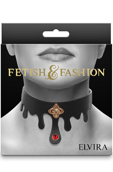 Fetish & Fashion Elvira Collar BDSM-kaulapanta