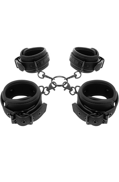 Fetish Submisive Hogtie & Cuff Set Hand och fotbojor