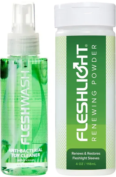Fleshlight FleshWash + Renewing Powder Pakettitarjous