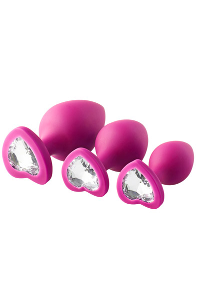 Flirts Anal Training Kit Gem Stone Pink Analkulor