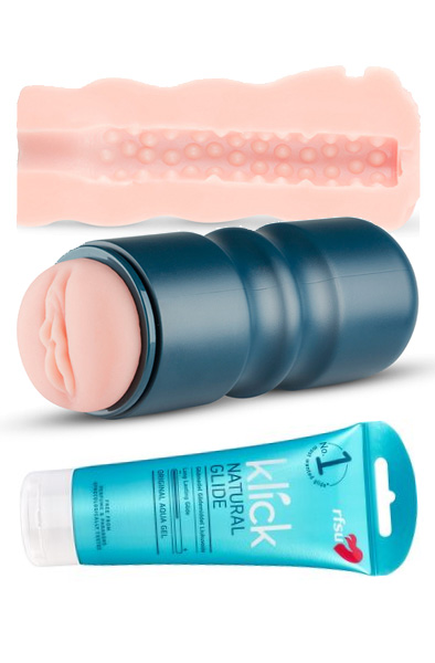FPPR. Vagina Masturbator + Waterbased Lubricant 150ml Paketerbjudande