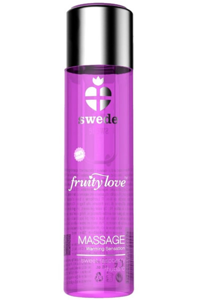Fruity Love Massage Sweet Raspberry Rhubarb 120ml Massageolja