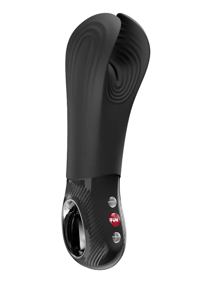 Fun Factory Manta Vibrating Masturbator Black Masturbaattori