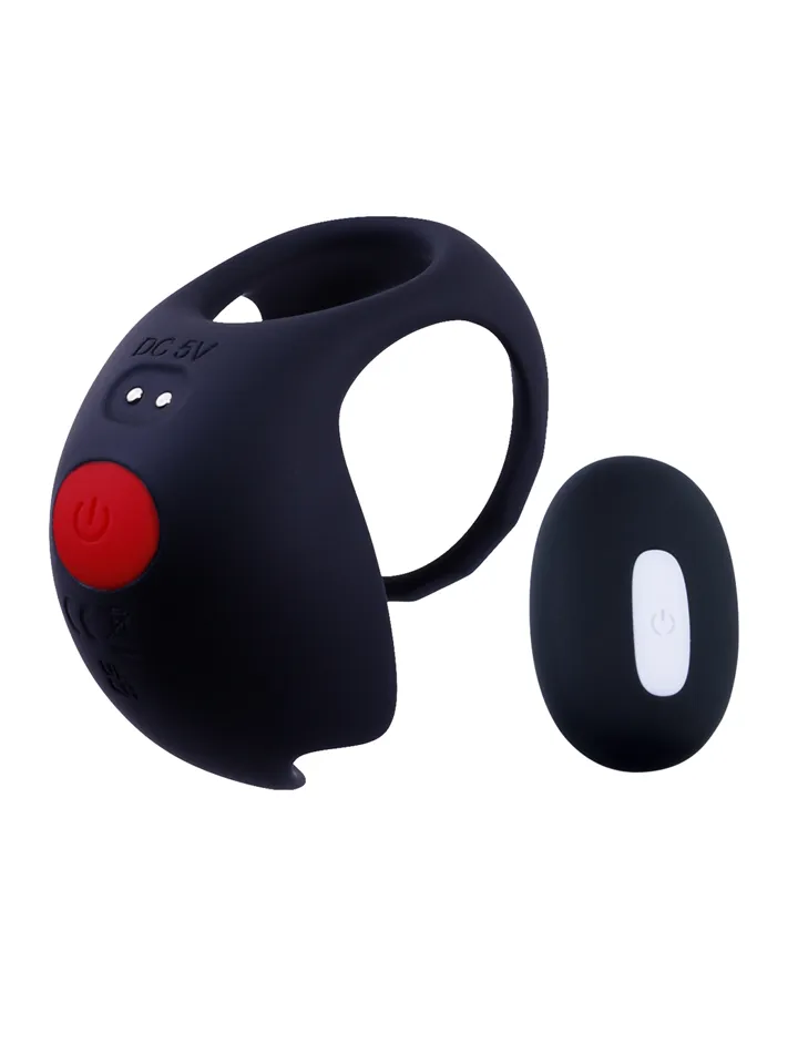 Giga Booster Cock Ring With Scrotal Stimulator Penisring med vibrator