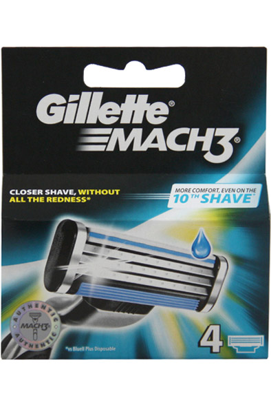 Gillette Mach3 4-pack Gillette rakblad
