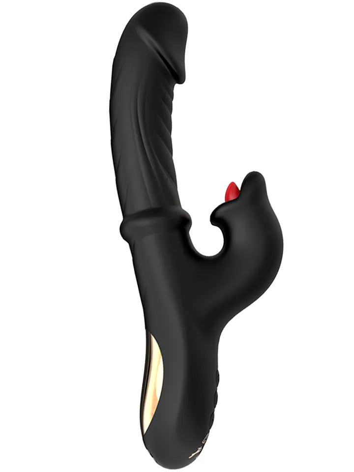 Grlpwr Envy Licking & Thrusting Vibrator Rabbit-vibraattori pyörivällä kielellä