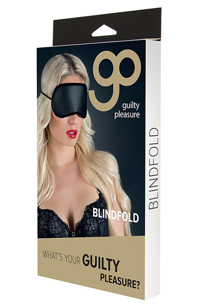 Guilty Pleasure Blindfold Black Ögonbindel