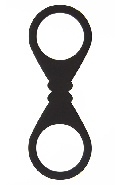 Guilty Pleasure Silicone Wrist Cuffs Black Handbojor