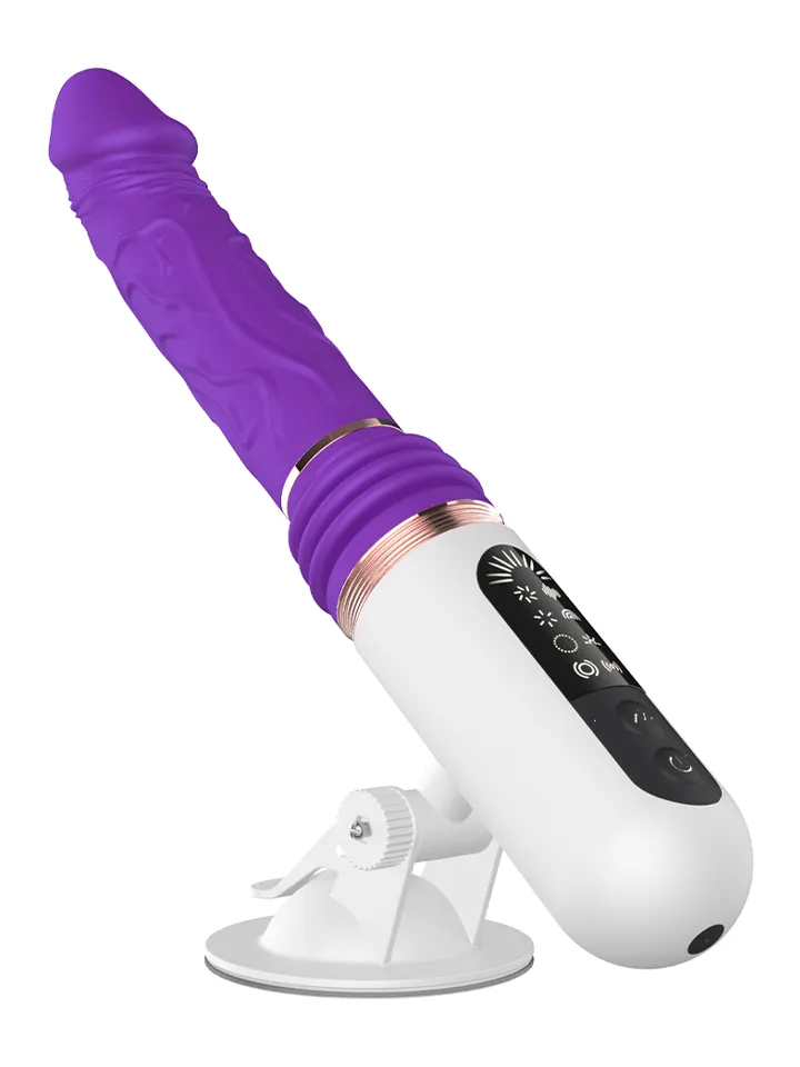 Hands-Free Thrusting & Vibrating Dildo Seksikone