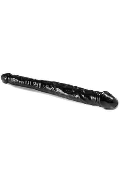 HardToys UR26 Double Dildo Black 41 cm Dubbeldildo