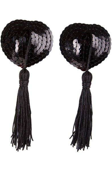 Heart Nipple Pasties Black Nipple covers