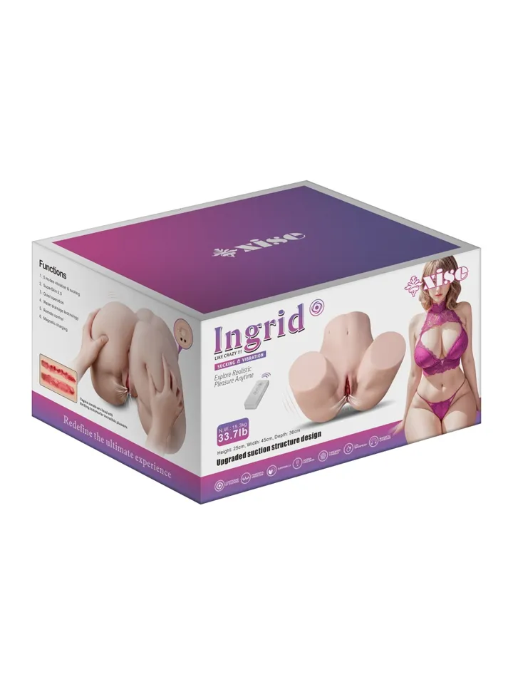 Ingrid Sucking & Vibrating 15,3 kg seksinukke