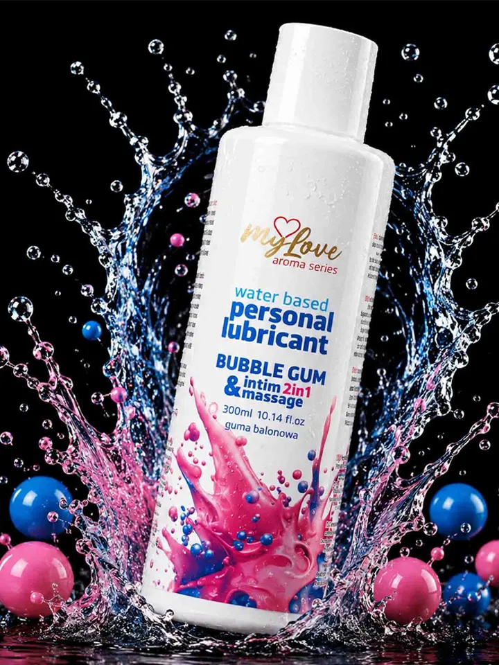 Intim & Massage Lubricant Bubble Gum 300 ml Liuku&hierontavoide