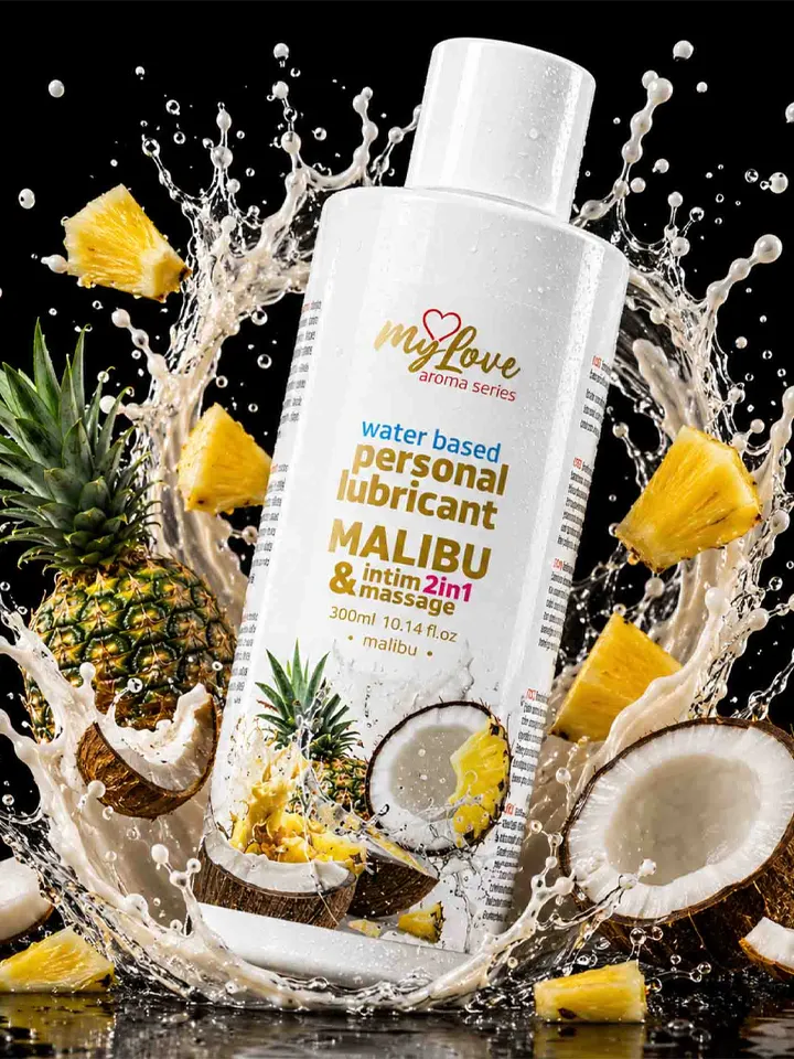 Intim & Massage Lubricant Malibu 300 ml Liuku&hierontavoide
