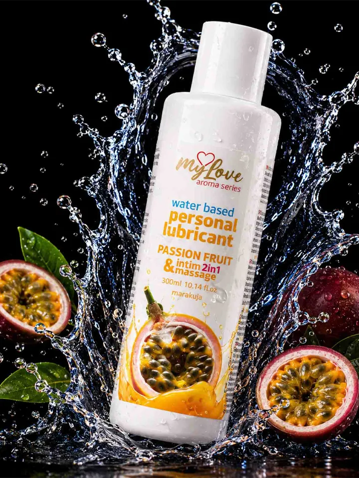 Intim & Massage Lubricant Passion Fruit 300 ml Liuku&hierontavoide