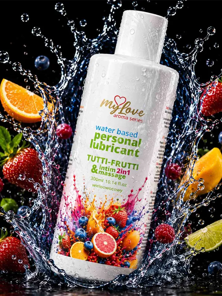 Intim & Massage Lubricant Tutti-Frutti 300 ml Liuku&hierontavoide