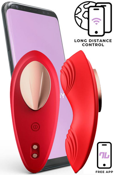 IntoYou Panty Vibrator With App Sovelluksella ohjattava vibraattori