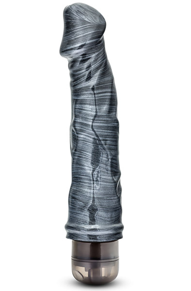 Jet Midnight Carbon Metallic Black 22,5 cm Dildo med vibrator