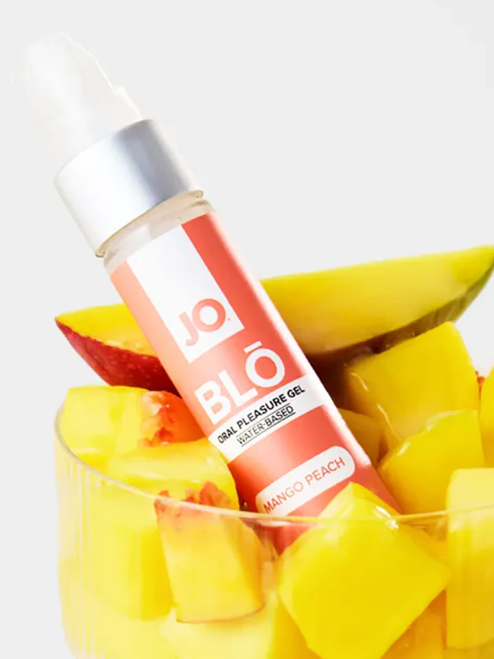 JO BLO Oral Pleasure Gel Mango Peach 30ml Bättre oralsex