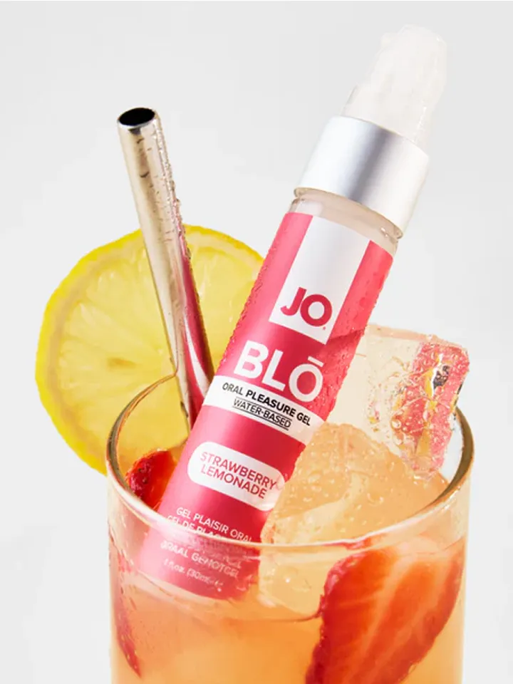 JO BLO Oral Pleasure Gel Strawberry Lemonade 30ml Bättre oralsex