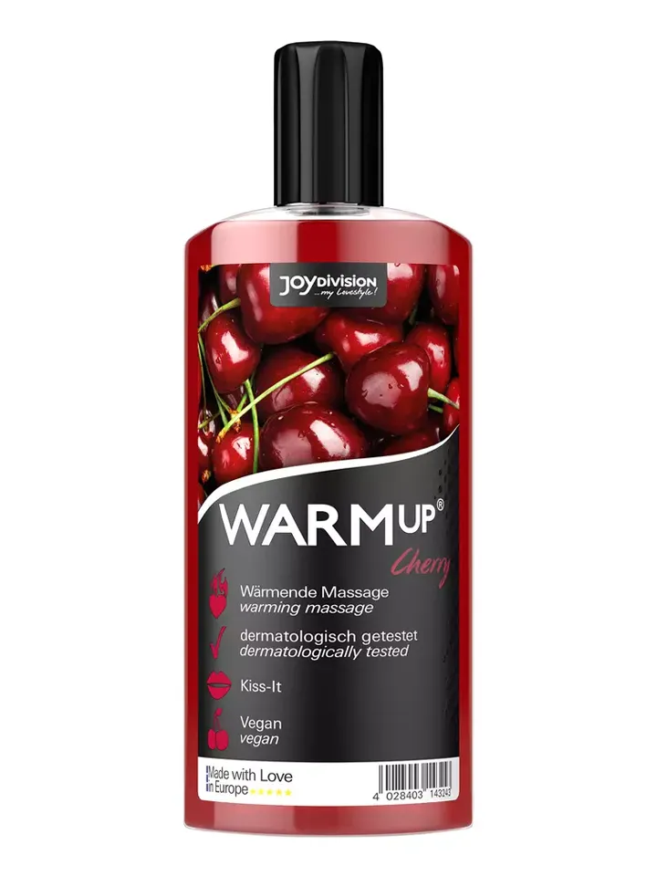 Joydivision Warm-up Massage Oil Cherry 150ml Hierontaöljy Kirsikka