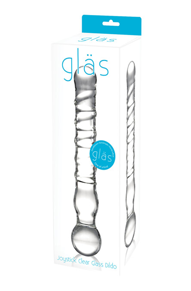 Joystick Clear Glass Dildo 20cm Glasdildo