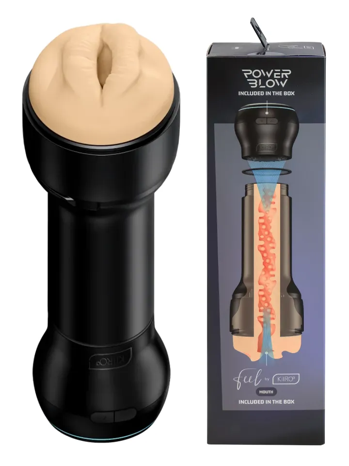 Kiiroo Feel Mouth & Powerblow Stroker Combo Set Automatisk Masturbator
